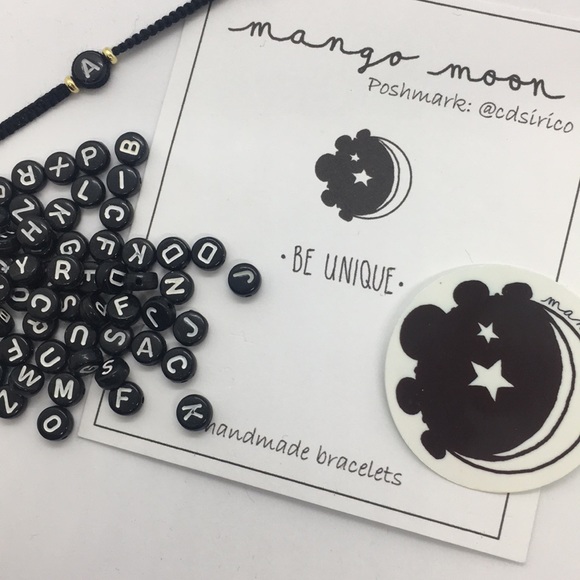 Hand Crafted Jewelry - Handmade Personalized Initial Friendship Bracelet